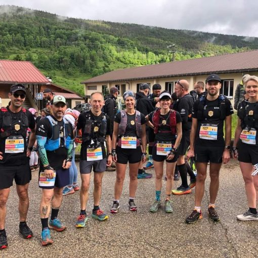 Coureurs du 45km au départ